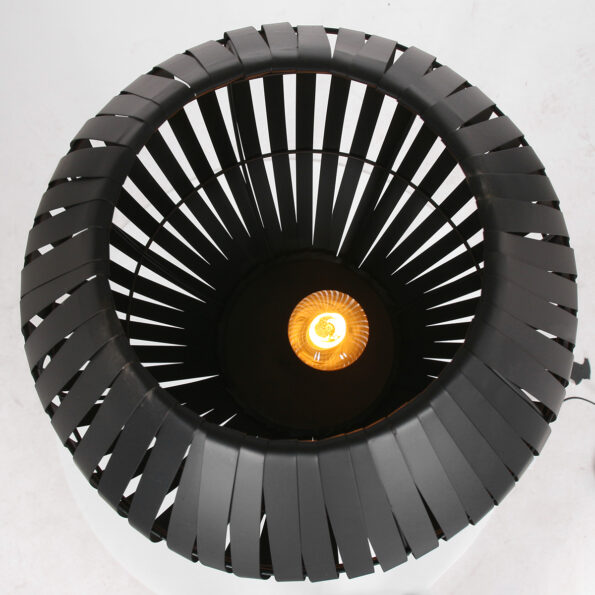 Staande lamp zwart industrieel Kyomi - Afbeelding 8
