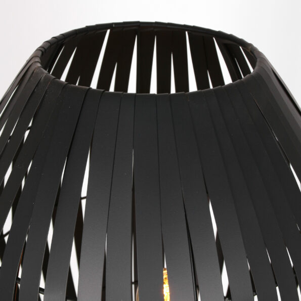 Staande lamp zwart industrieel Kyomi - Afbeelding 3