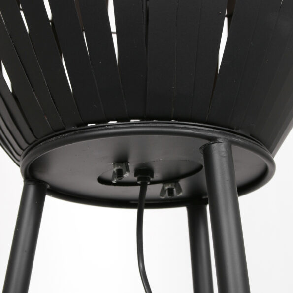 Staande lamp zwart industrieel Kyomi - Afbeelding 5