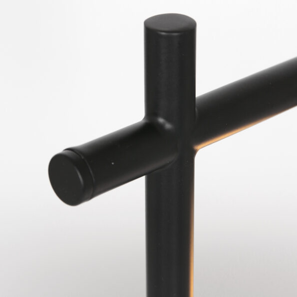 Tafellampje mat zwart industrieel modern Corby - Afbeelding 3