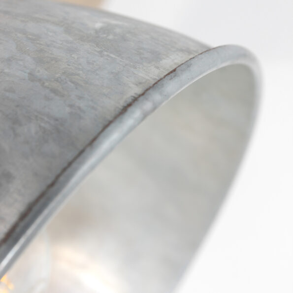 Industriële spot Gearwood nikkel ø 38 cm - Afbeelding 9