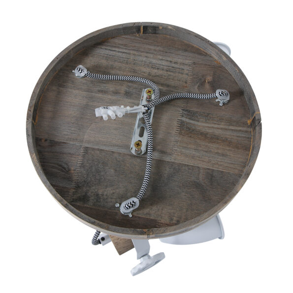 Industriële spot Gearwood nikkel ø 38 cm - Afbeelding 13