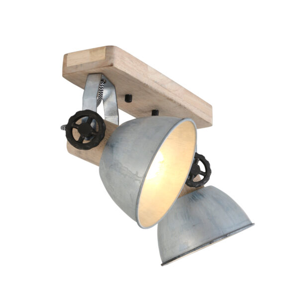 Industriële spot Gearwood hout - Afbeelding 13