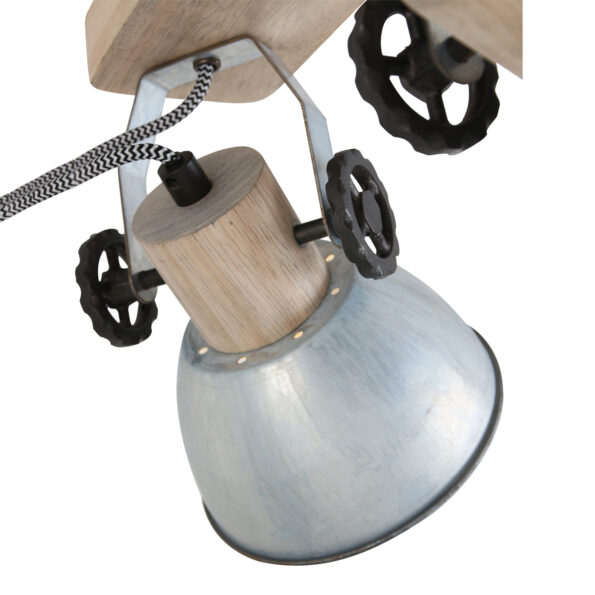 Industriële spot Gearwood hout - Afbeelding 4