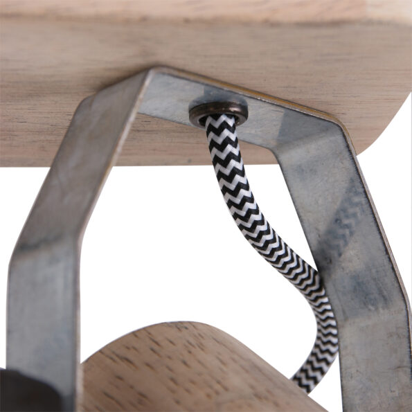 Industriële spot Gearwood hout - Afbeelding 5