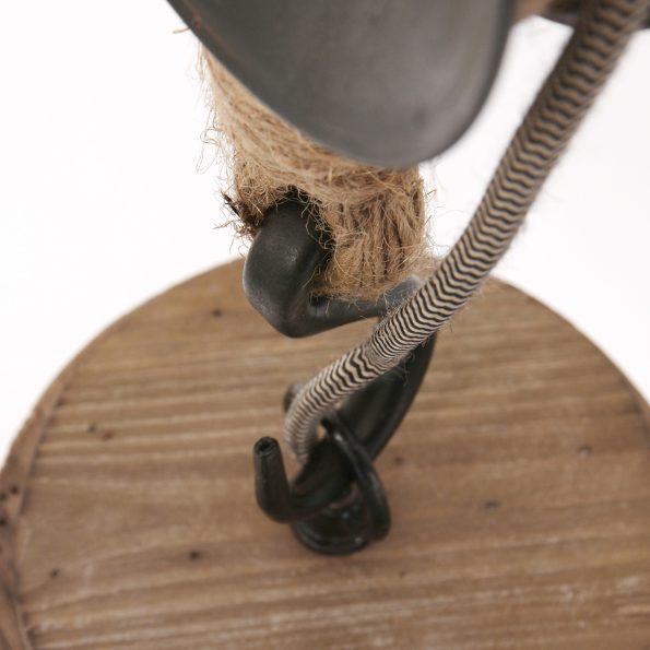 Industriële hanglamp Liberty bell hout ø 40 cm - Afbeelding 15
