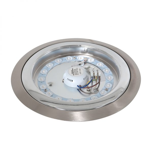 Industriële plafonniere Ikaro staal ø 24 cm - Afbeelding 5