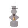 Design glazen hanglamp Chalise Day & Night staal-1453ST