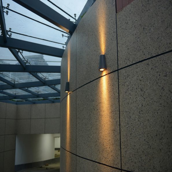 Industriële buitenlamp Hermi I zwart - Afbeelding 3