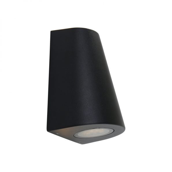 Glazen moderne wandlamp Los Angeles zwart-1498ZW