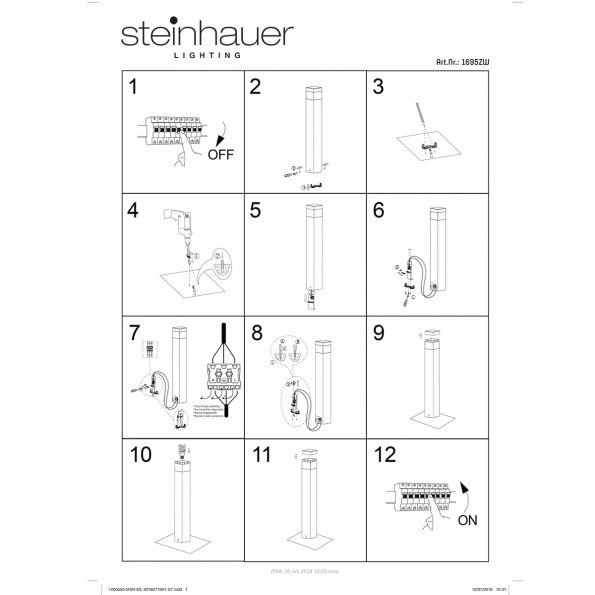 Industriële buitenlamp Hermi I zwart - Afbeelding 7