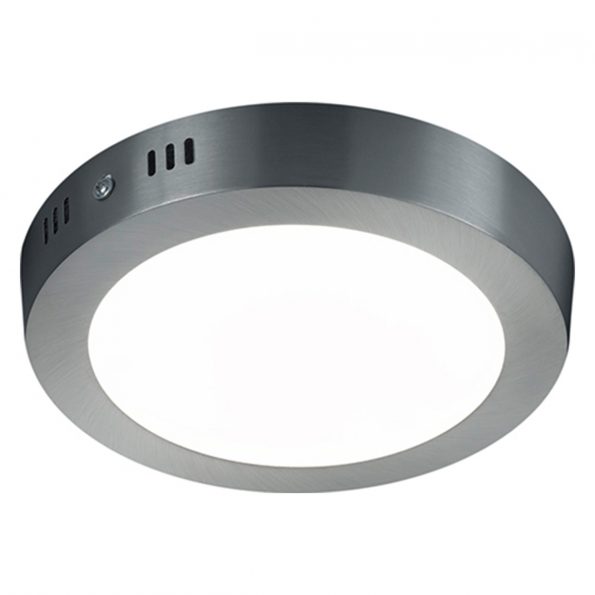 Aluminium moderne LED plafondlamp Cento grijs-1820ST