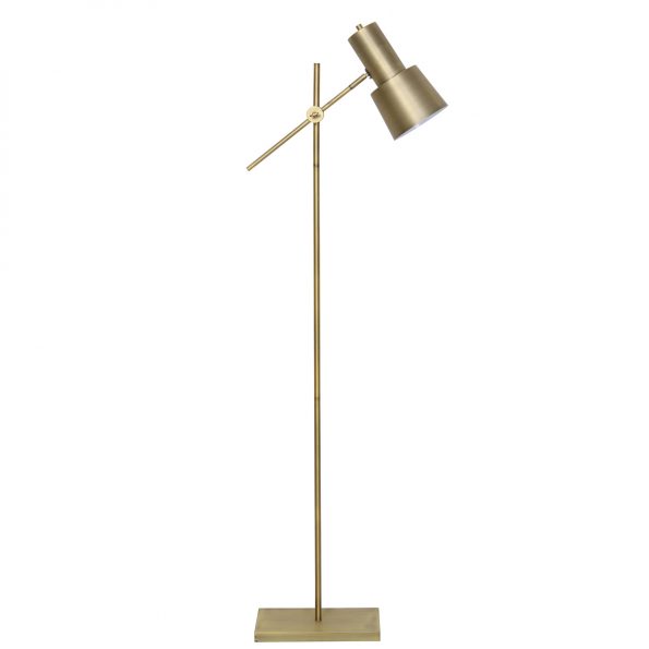 Gouden verstelbare vloerlamp Preston goud-1951GO