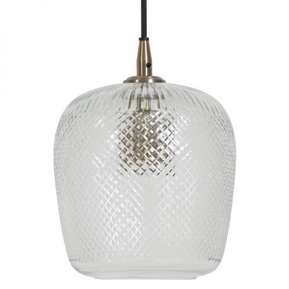 Glazen moderne hanglamp Danita Transparant-1987BR