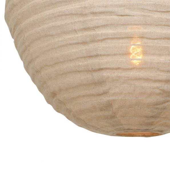 Industriële hanglamp Bangalore beige ø 70 cm - Afbeelding 8
