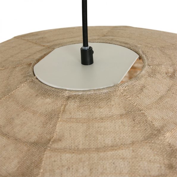 Industriële hanglamp Bangalore beige ø 70 cm - Afbeelding 3