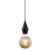 Metalen moderne hanglamp Aud zwart-2141ZW