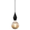 Metalen moderne hanglamp Aud zwart-2141ZW