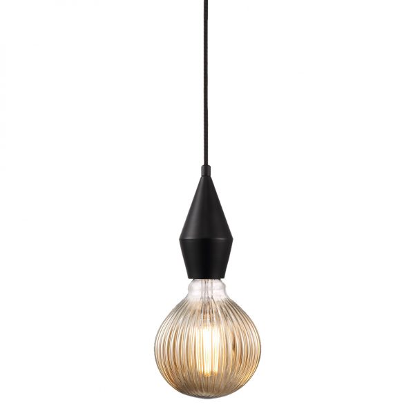 Metalen moderne hanglamp Aud zwart-2141ZW