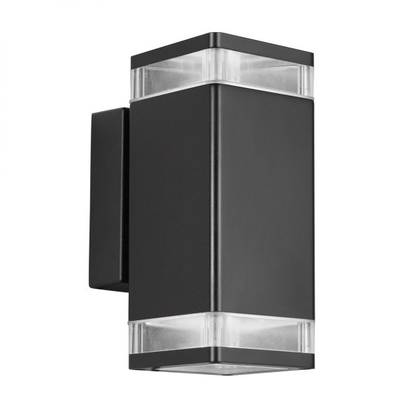 Moderne wandlamp Elm zwart-2193ZW