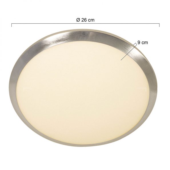 Industriële plafonniere Ceiling and wall staal ø 26 cm - Afbeelding 5