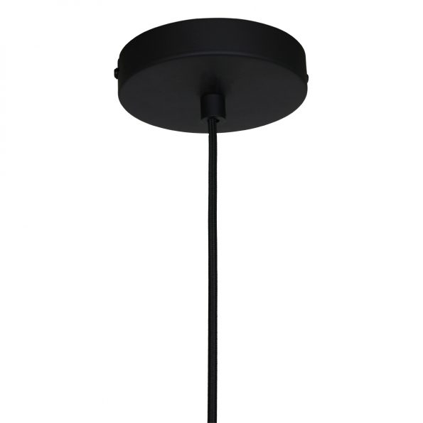 Draad hanglamp kooi Lillehamer zwart en goud - Afbeelding 5
