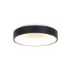 Kunststoffen moderne LED plafondlamp Ringlede zwart-2562ZW