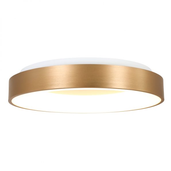 Ronde design LED plafondlamp Ringlede goud-2563GO
