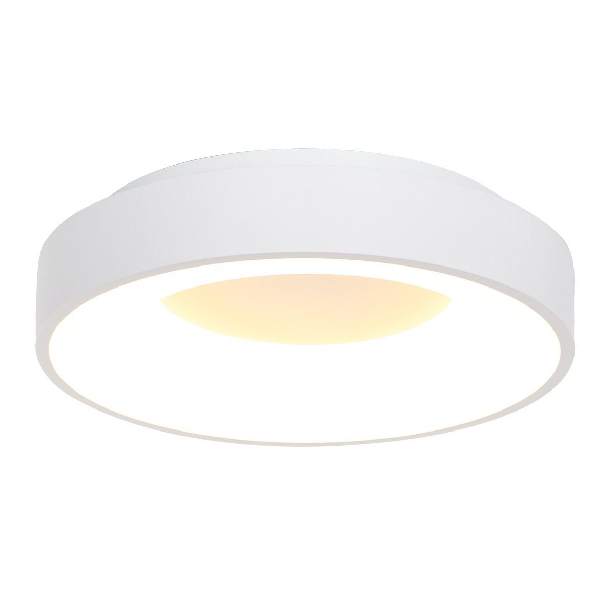 Ontvanger Soms verdiepen Witte ronde LED plafondlamp Ringlede | Industriele lampen online