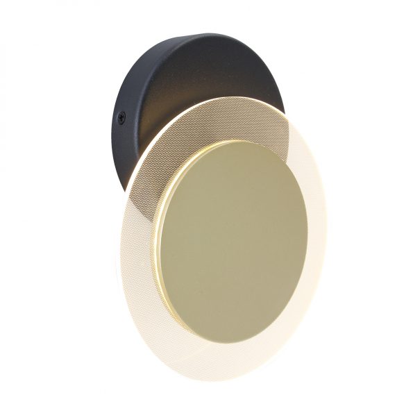 Metalen Design plafondlamp Eclipse goud - Afbeelding 2