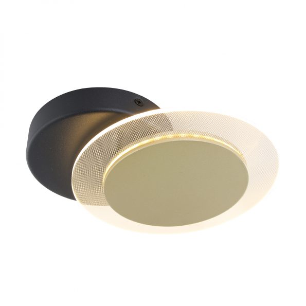 Metalen Design plafondlamp Eclipse goud - Afbeelding 13