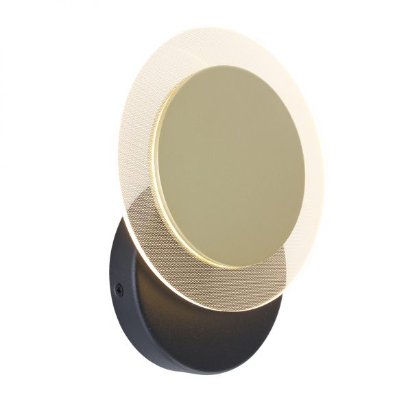 Metalen Design plafondlamp Eclipse goud-2564GO