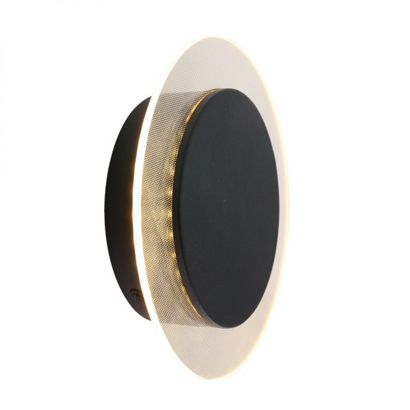 Industriële wandlamp Lido zwart ø 17 cm - Afbeelding 10