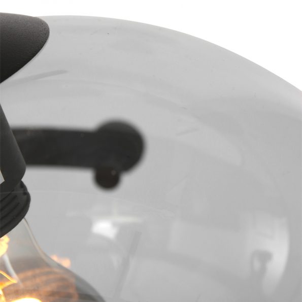 Industriële vloerlamp Holgarsøn zwart - Afbeelding 5