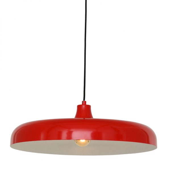 Industriële hanglamp Krisip rood ø 50 cm - Afbeelding 9