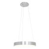 Moderne LED hanglamp rond Ringlede zilver-2695ZI