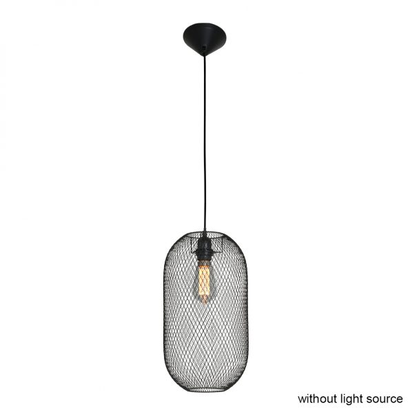 Industriële hanglamp Bodine zwart ø 22 cm - Afbeelding 2