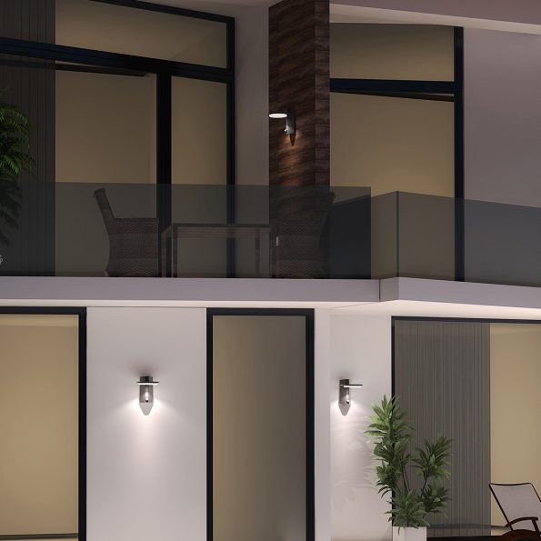 Industriële buitenlamp Hermi I zwart - Afbeelding 3