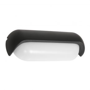 Moderne LED wandlamp buiten Siargao zwart-2717ZW