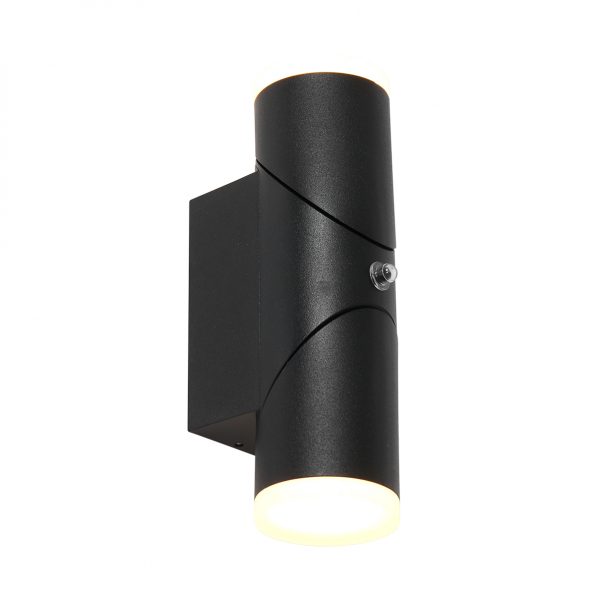 LED wand buitenlamp Samar zwart-2722ZW