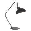 Metalen tafellamp met gebogen arm Orion zwart-2900ZW