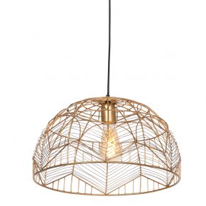 Metalen landelijke hanglamp Kalibo goud-2940GO