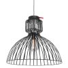 Metalen moderne hang draadlamp Dunbar zwart-2999ZW