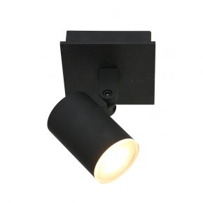 Metalen moderne LED opbouwspot Noirs zwart-3059ZW