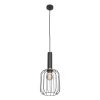 Metalen moderne hanglamp Aureole zwart-3069ZW