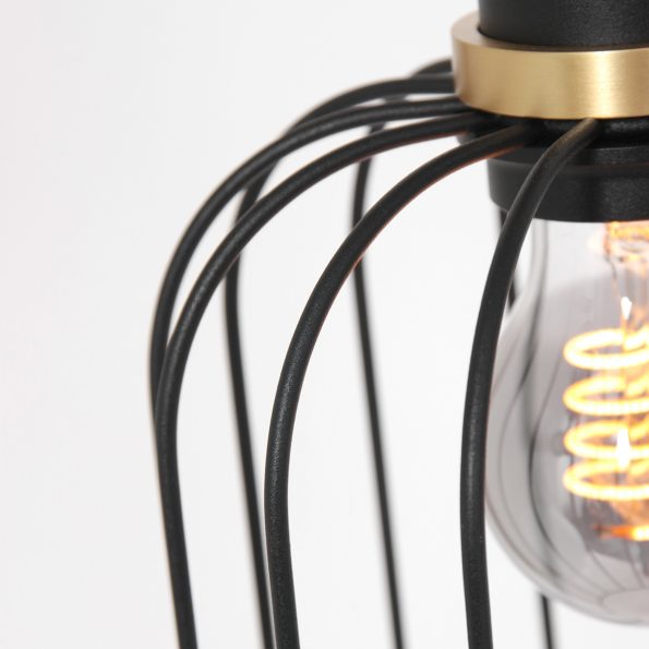 Industriële hanglamp Aureole zwart ø 17 cm - Afbeelding 5