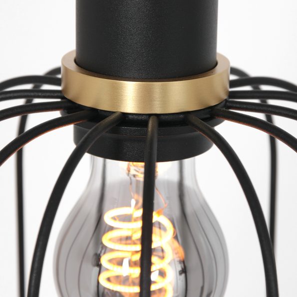 Industriële hanglamp Aureole zwart ø 17 cm - Afbeelding 6