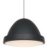 Moderne metalen hanglamp kap Nimbus zwart-3073ZW