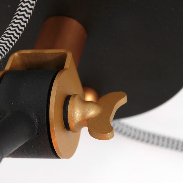 Industriële wandlamp Dunbar zwart - Afbeelding 8
