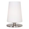 Glazen moderne tafellamp Ancilla wit-3101ST